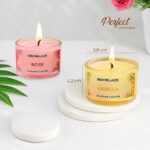 Indoblaze Scented Candles Gift Set, 6 Fragrances, Reusable Acrylic jar, Perfect Aroma Candles Gift Set (6)