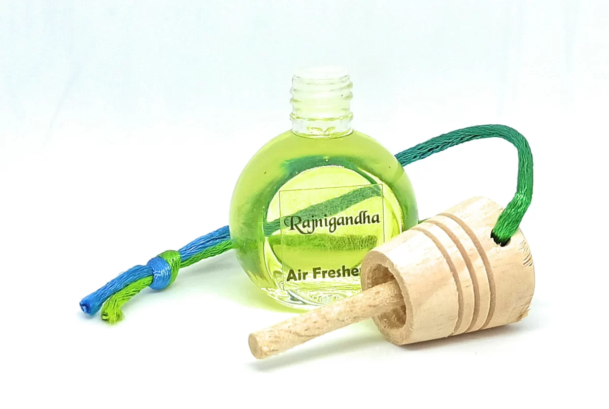 Hanging Car Perfume/Air Freshner Multipurpose Rajnigandha/Nightqueen 12ml Pack - Image 1