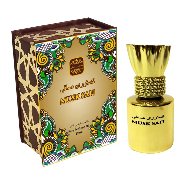 Musk Safi Concentrated Perfume Oil 24 Hours Long Lasting Fragrance 12ml Rollon Box Pack