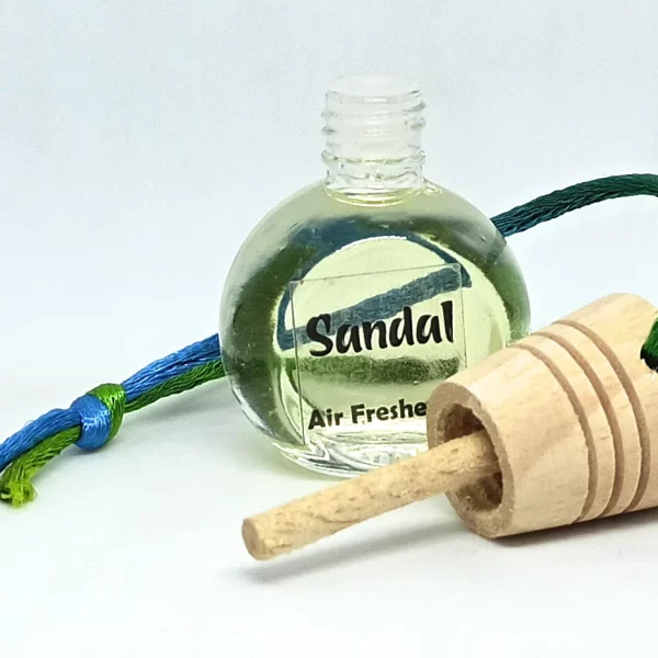Hanging Car Perfume/Air Freshner Multipurpose Sandal/Chandan 12ml Pack